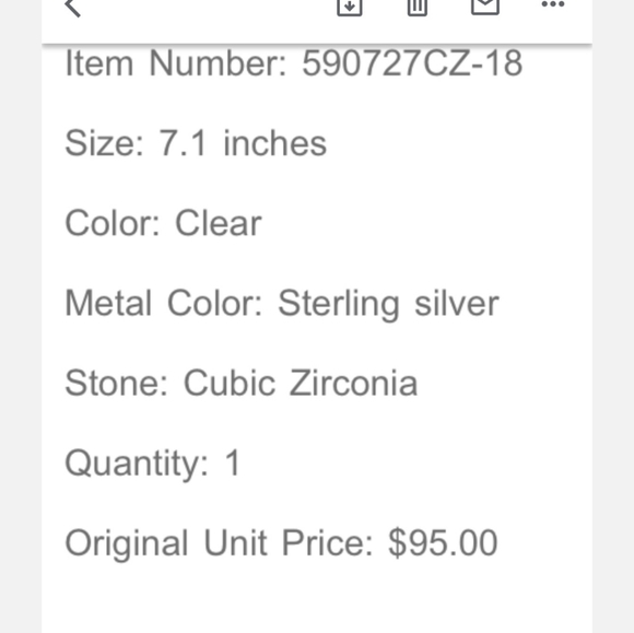 Pandora Bracelet w/ Mom Charm - Picture 2 of 5